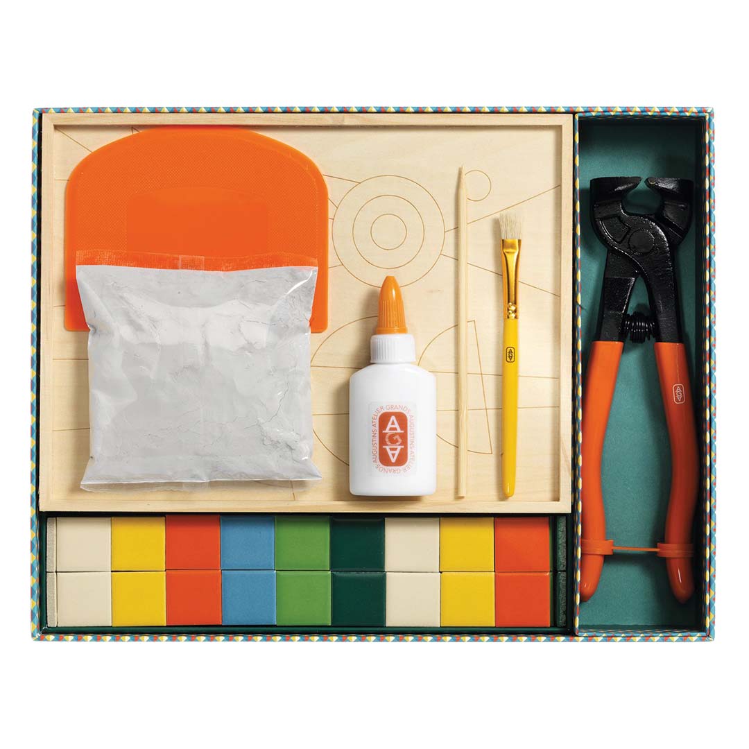 djeco knutselset atelier 73 - mozaïek | GA10073 | 4