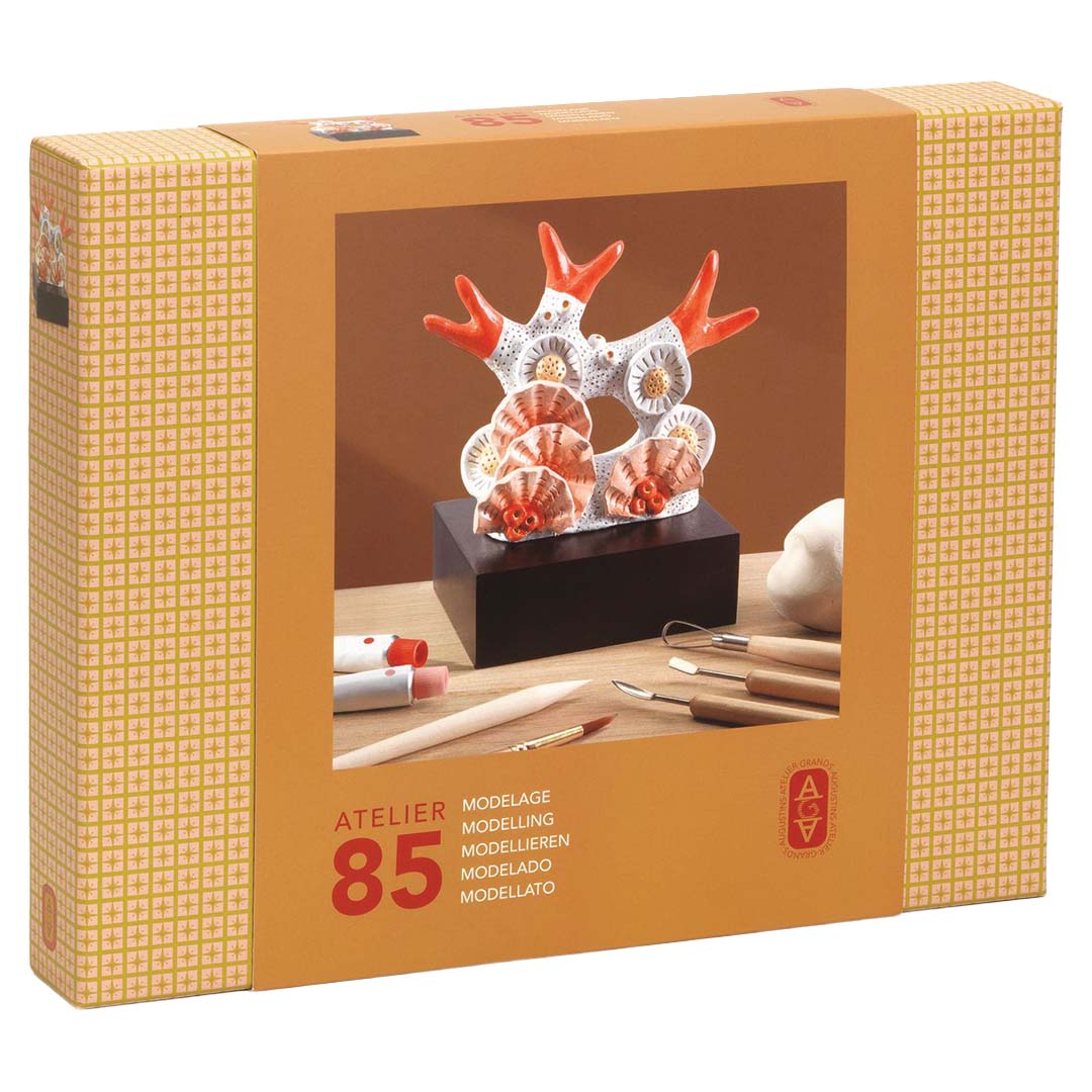 djeco coffret créatif atelier 85 - modelage