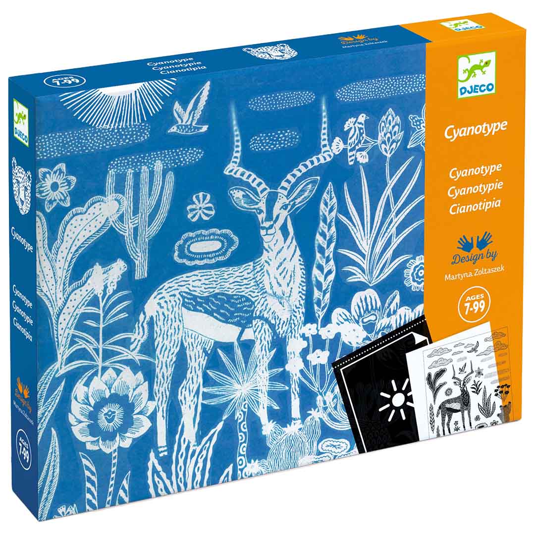 djeco knutselset blauwdruk - night-time in the savannah | DJ09343 | 0