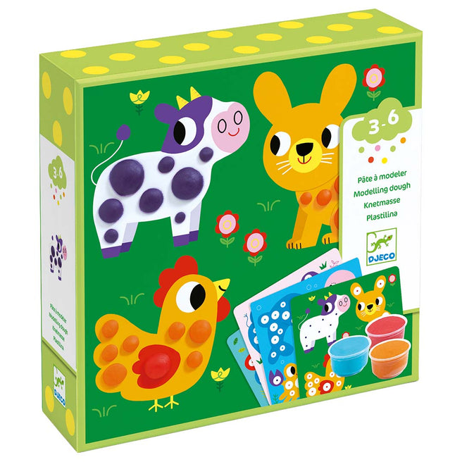 djeco knutselset boetseerklei - dieren | DJ09894 | 0