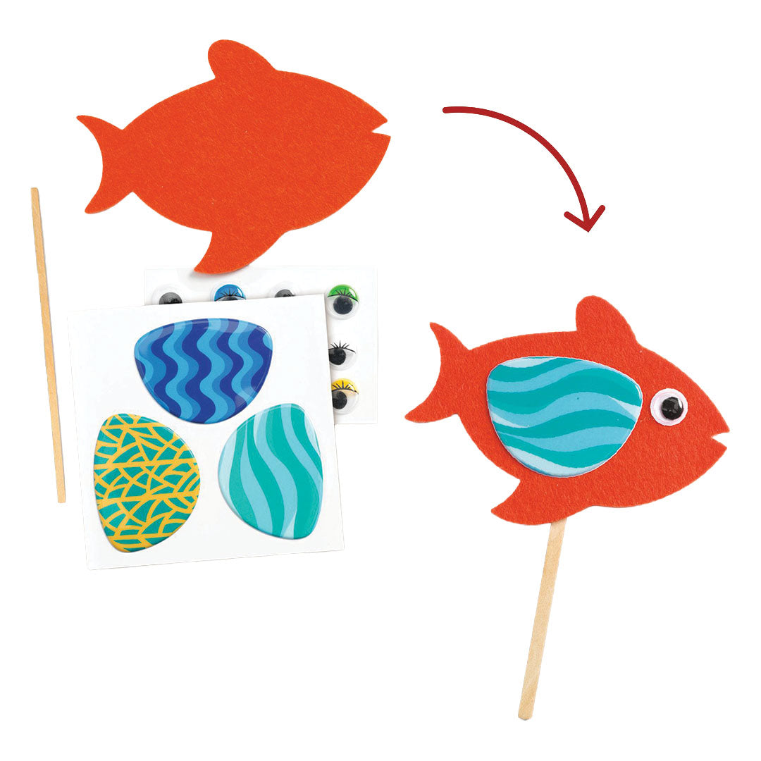 djeco knutselset collage - aquarium | DJ00053 | 2