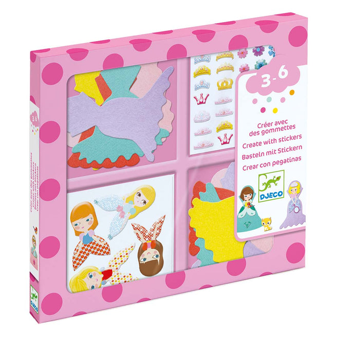djeco kit créatif mosaïque diadèmes princesses