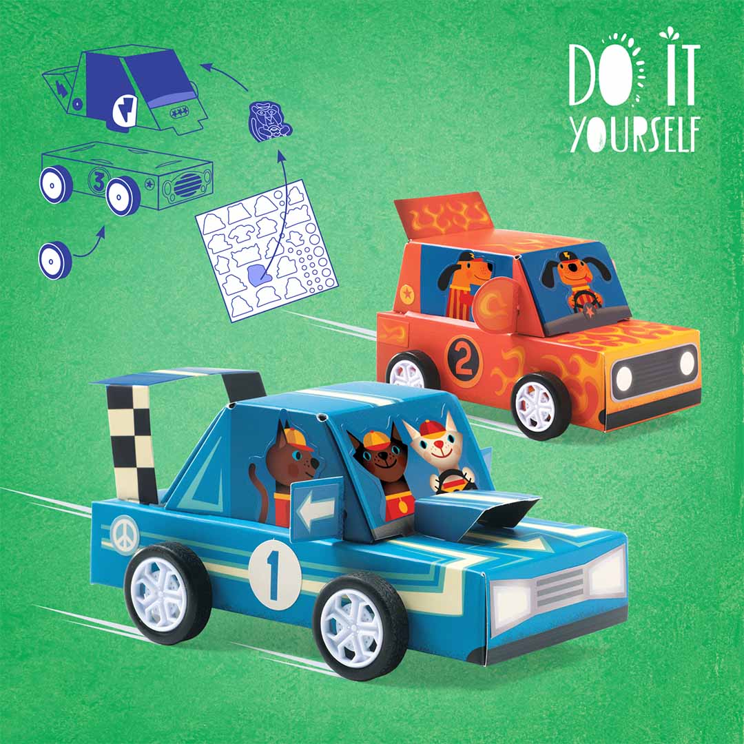 djeco knutselset diy - grand prix