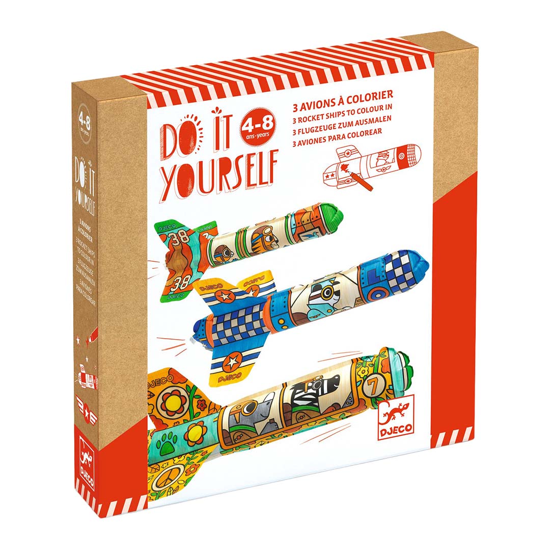 djeco coffret créatif diy - fusées