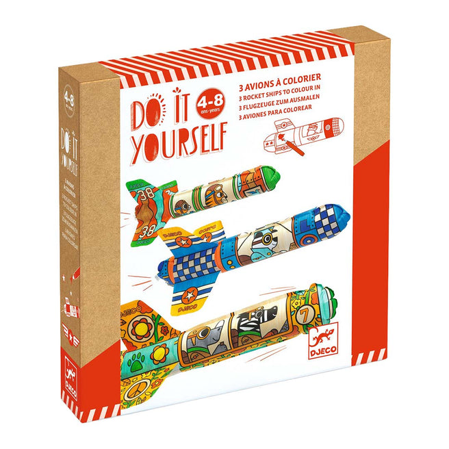 djeco coffret créatif diy - fusées