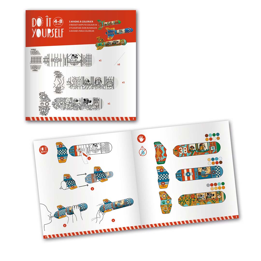djeco knutselset diy - raketten | DJ07948 | 5