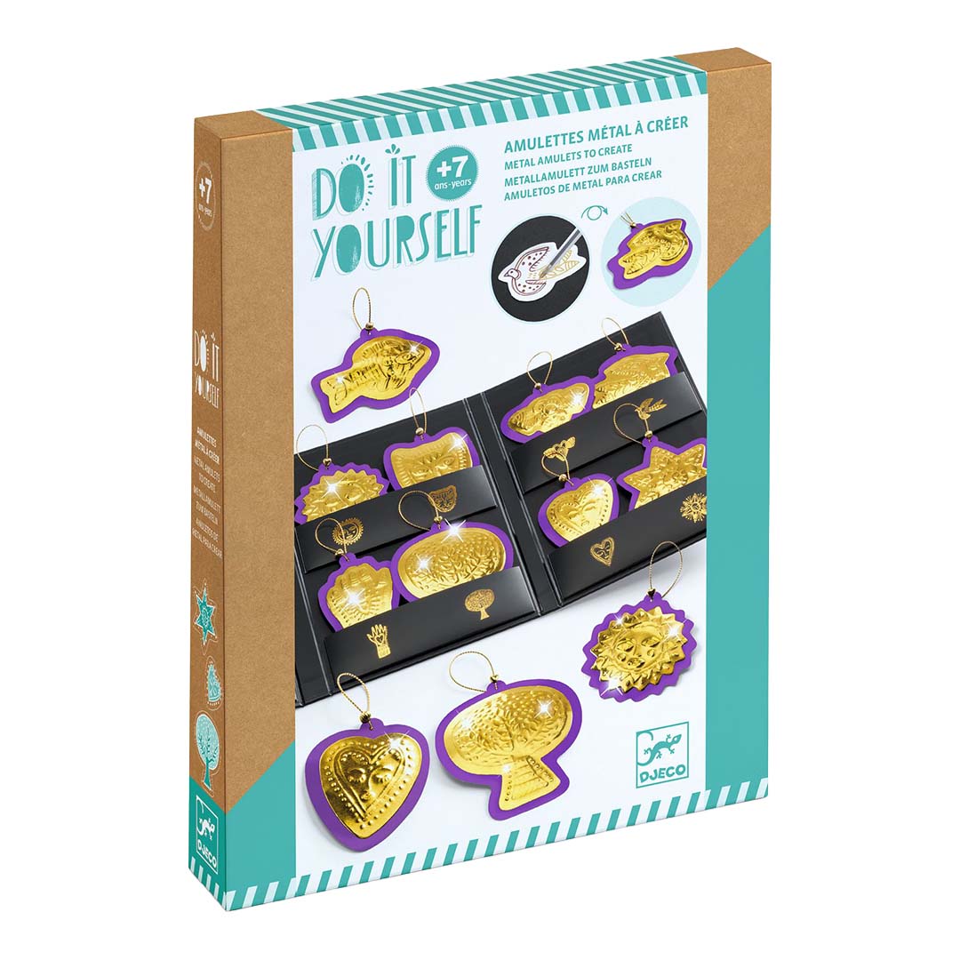 djeco coffret créatif diy amulettes - lucky charm