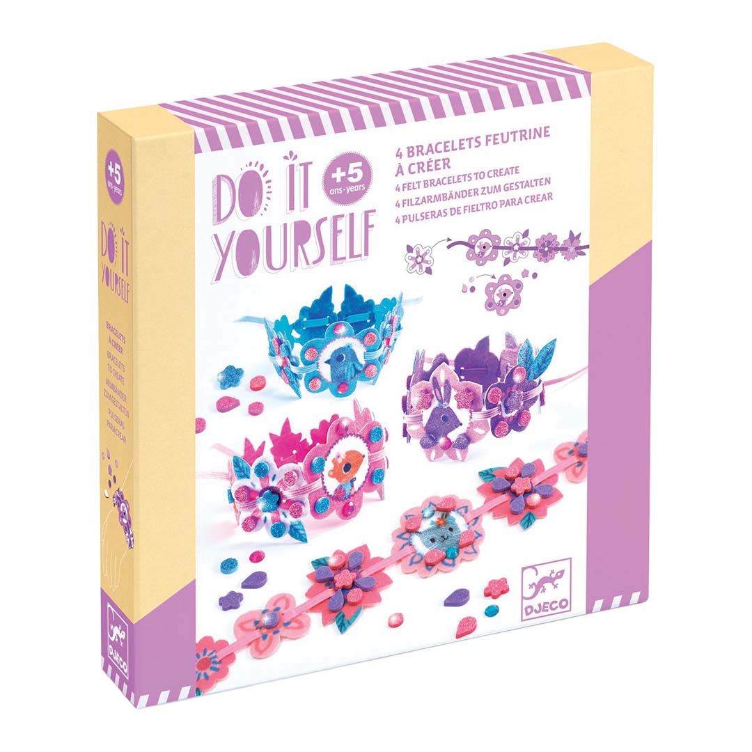 djeco knutselset diy armbandjes maken - best friends | DJ07938 | 0