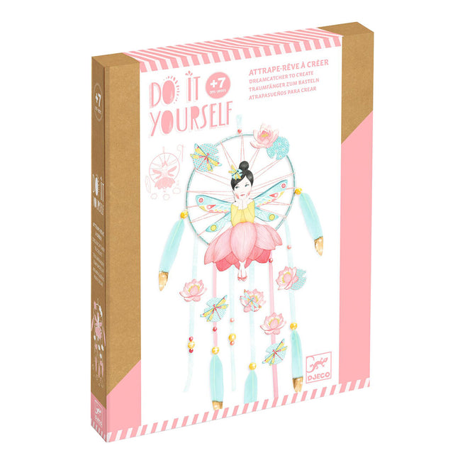djeco coffret créatif diy attrape-rêves - fée lotus