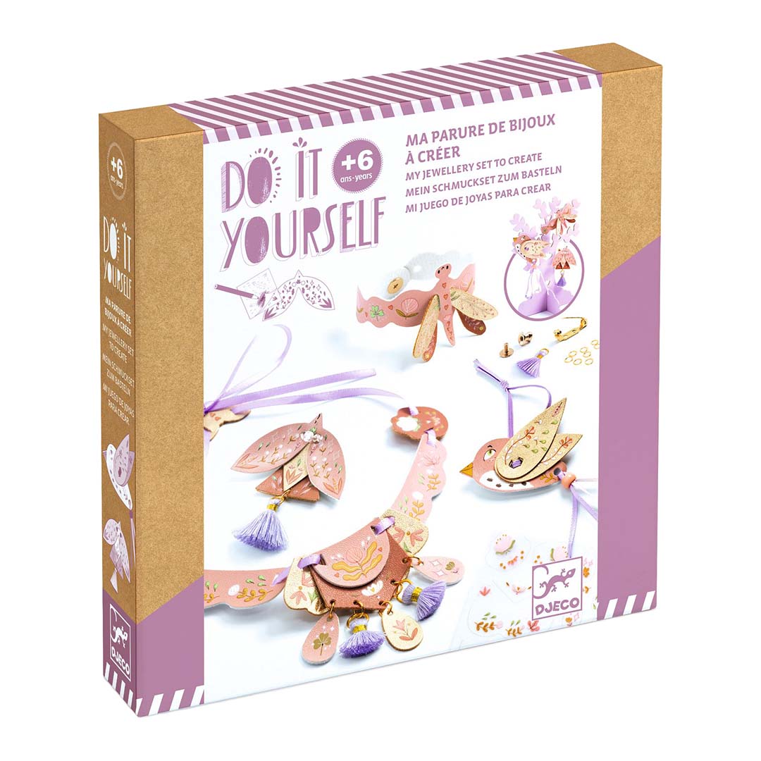 djeco coffret créatif set de bijoux diy - miss rosefinch