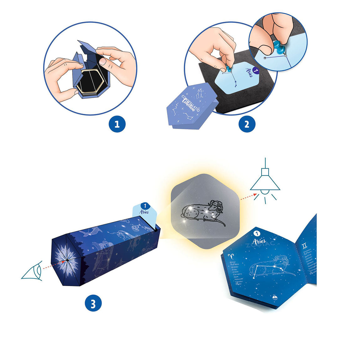 djeco knutselset diy sterrenbeeldkijker