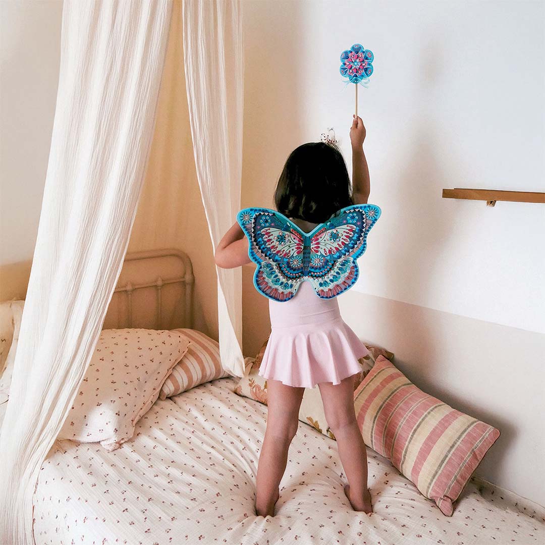 djeco coffret créatif diy ailes et baguette magique - like a fairy