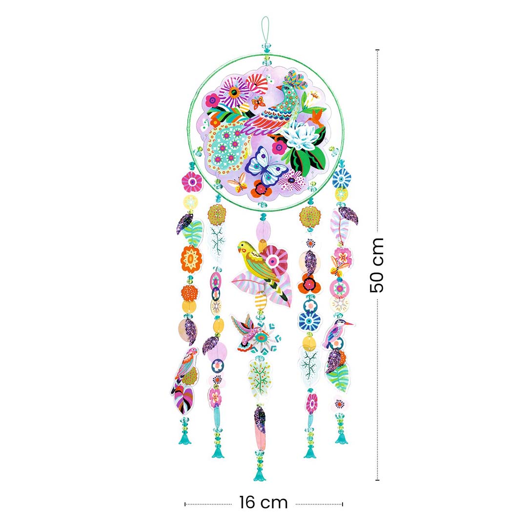 djeco knutselset diy zonnevanger - paradijsvogel | DJ07996 | 1