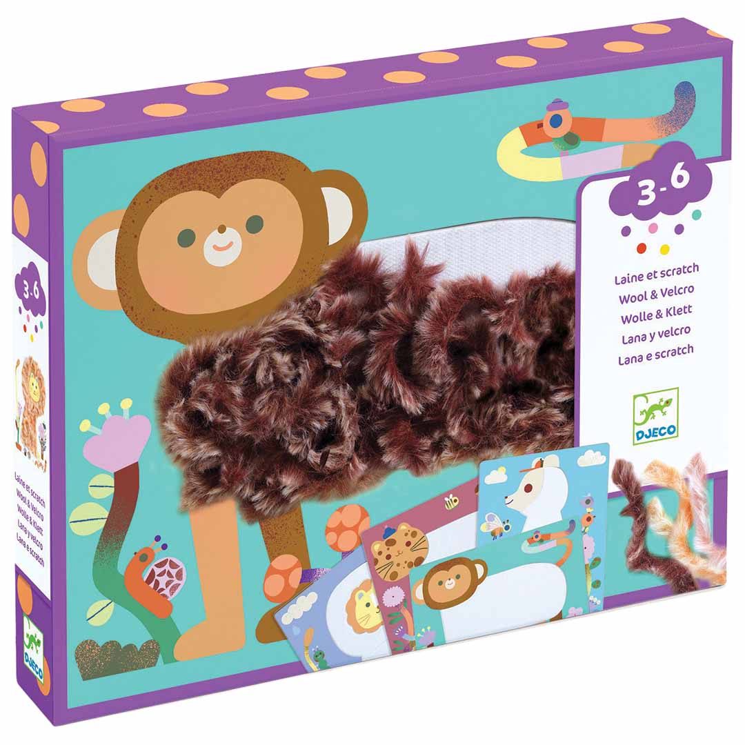 djeco coffret créatif fluffy friends
