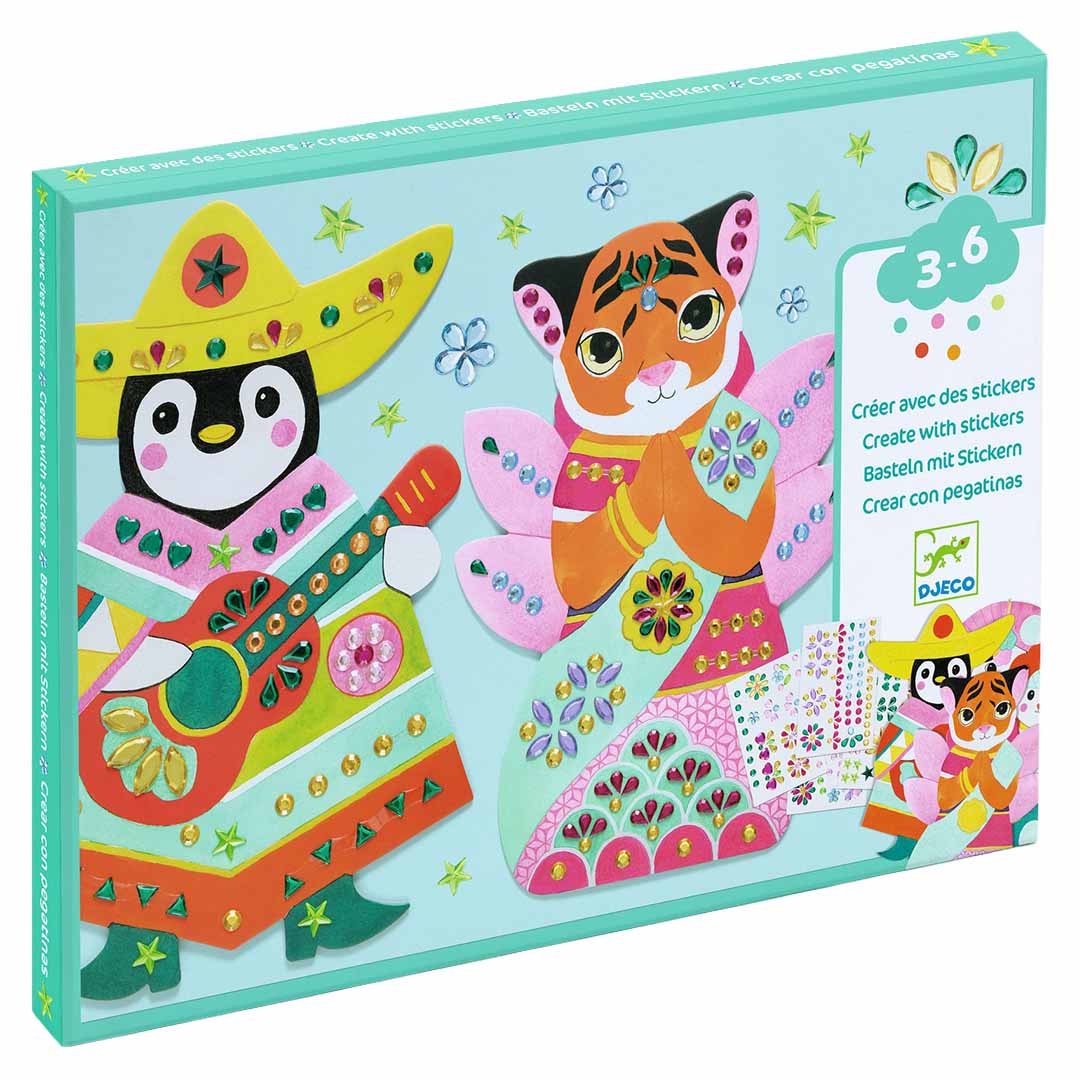 djeco coffret créatif strass