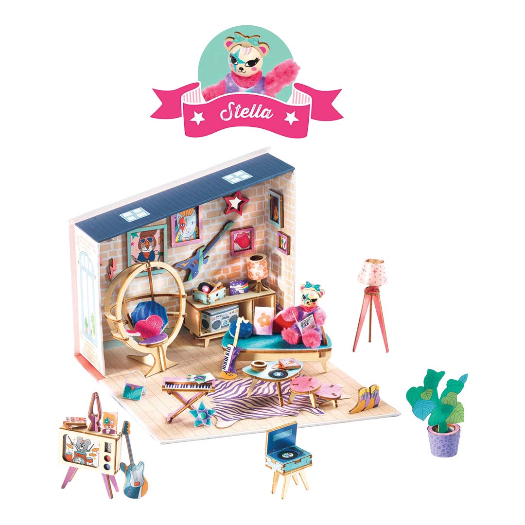 djeco coffret créatif mi house - stella