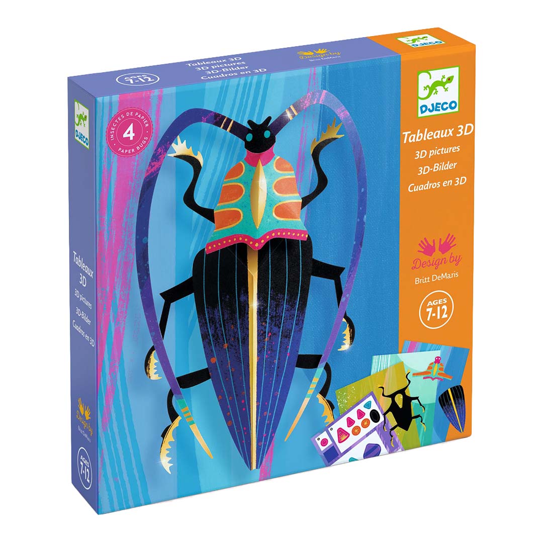 djeco knutselset papieren insecten