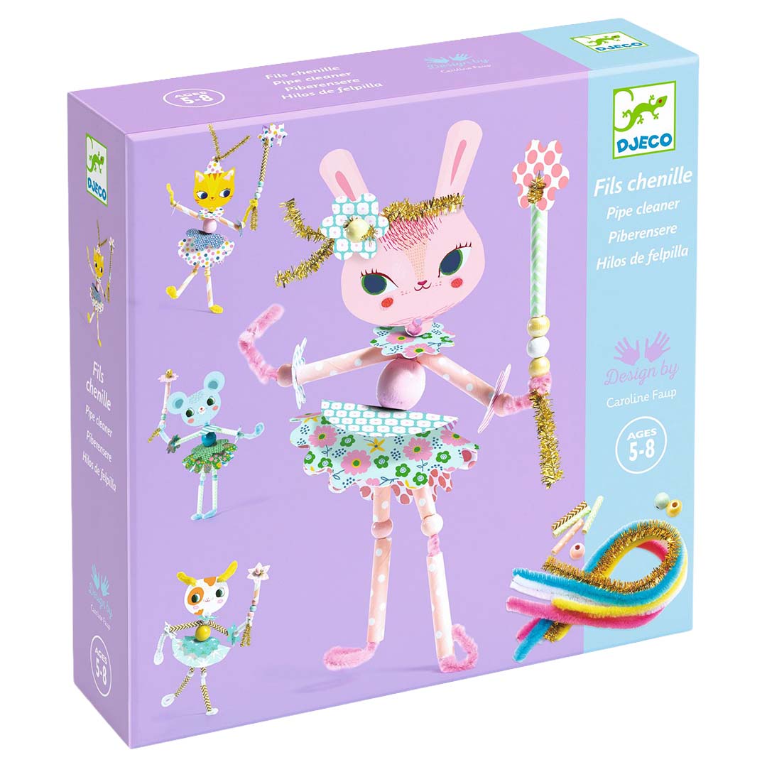 djeco coffret créatif laçage - mes fées