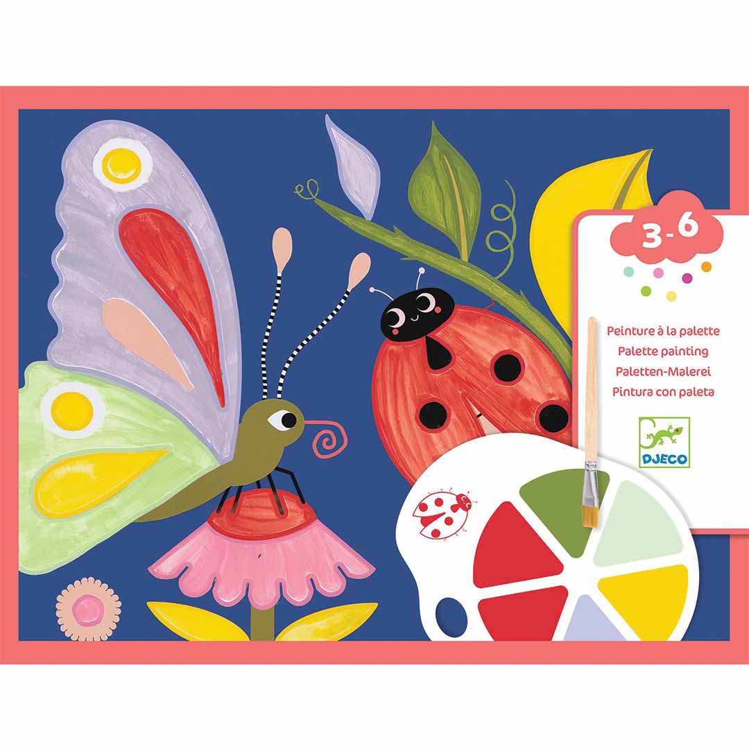 djeco knutselset schilderspalet creepy crawlies | DJ09134 | 0