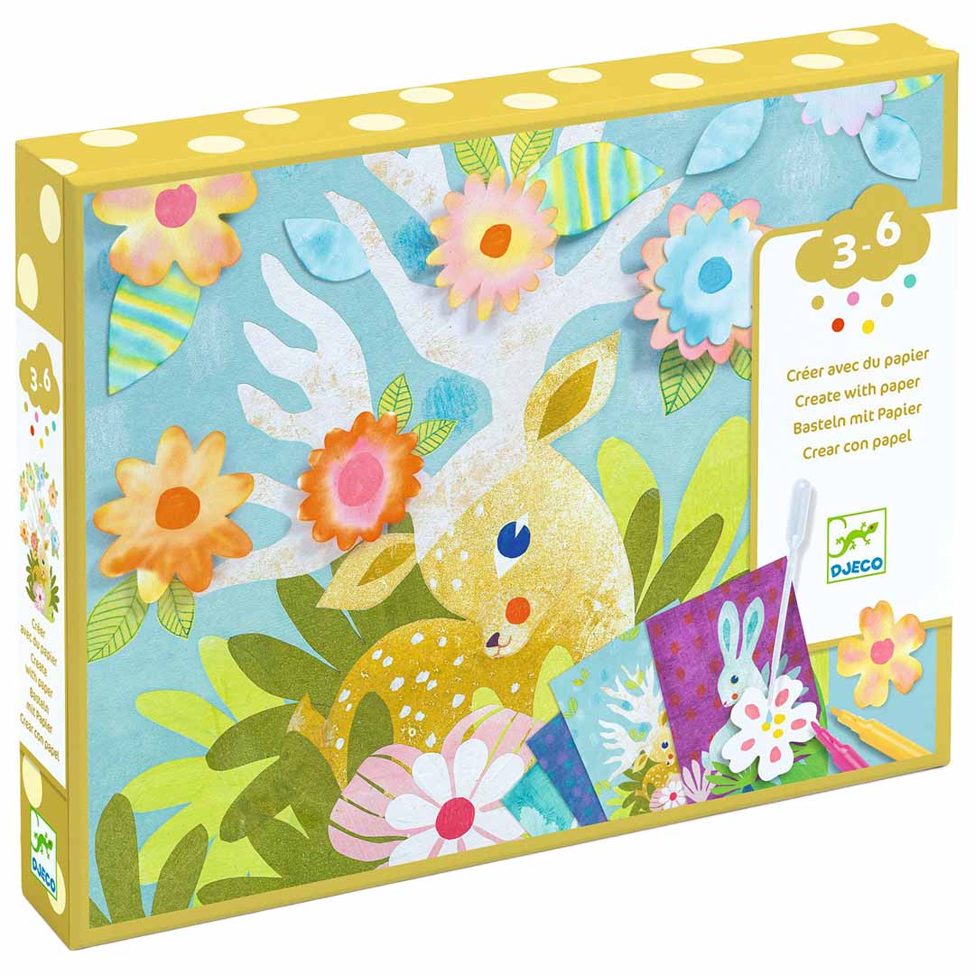 djeco coffret créatif papier de soie