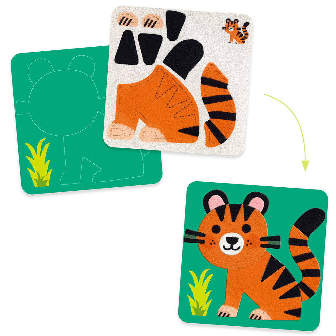 djeco knutselset zachte dieren | DJ00047 | 3