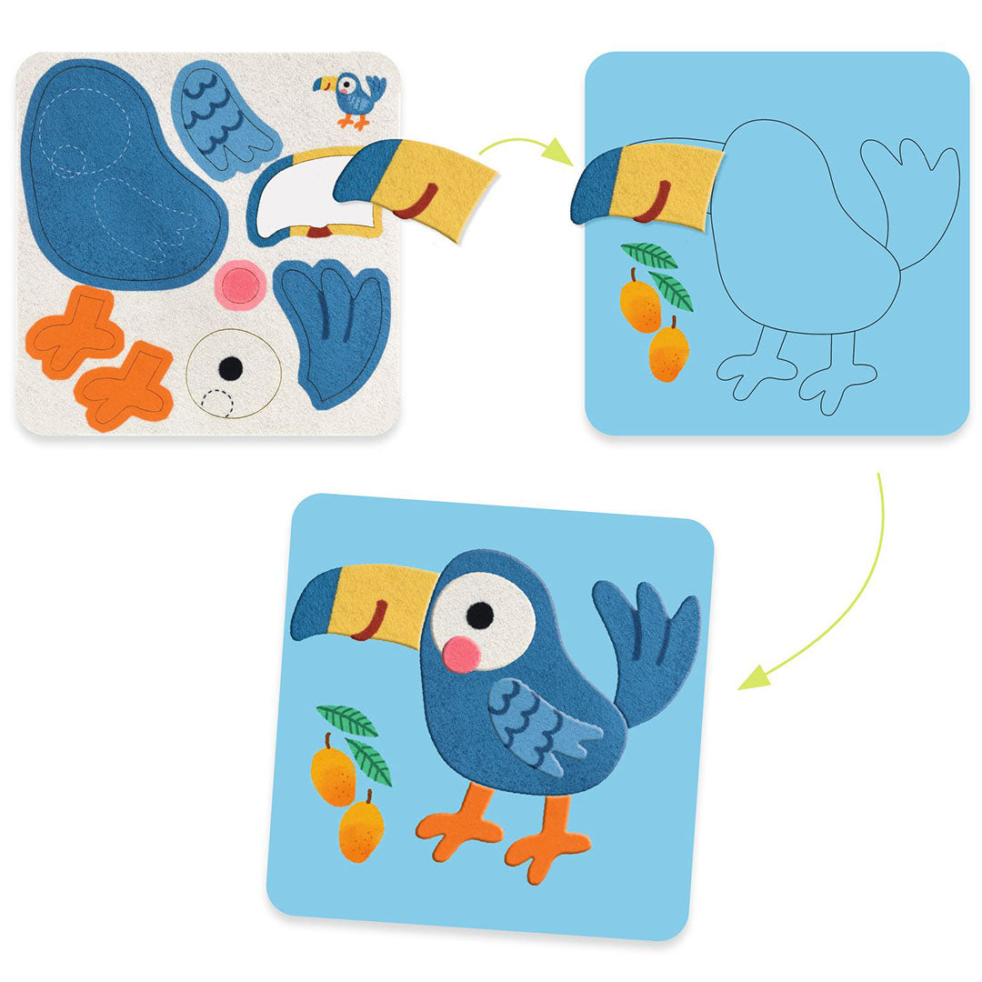 djeco knutselset zachte dieren | DJ00047 | 4