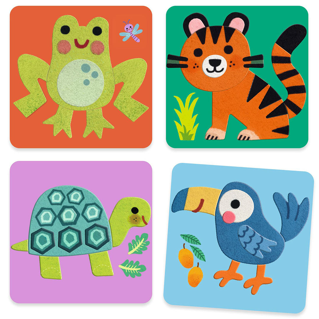djeco knutselset zachte dieren | DJ00047 | 2