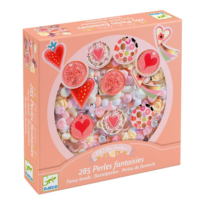 djeco coffret de perles cœurs