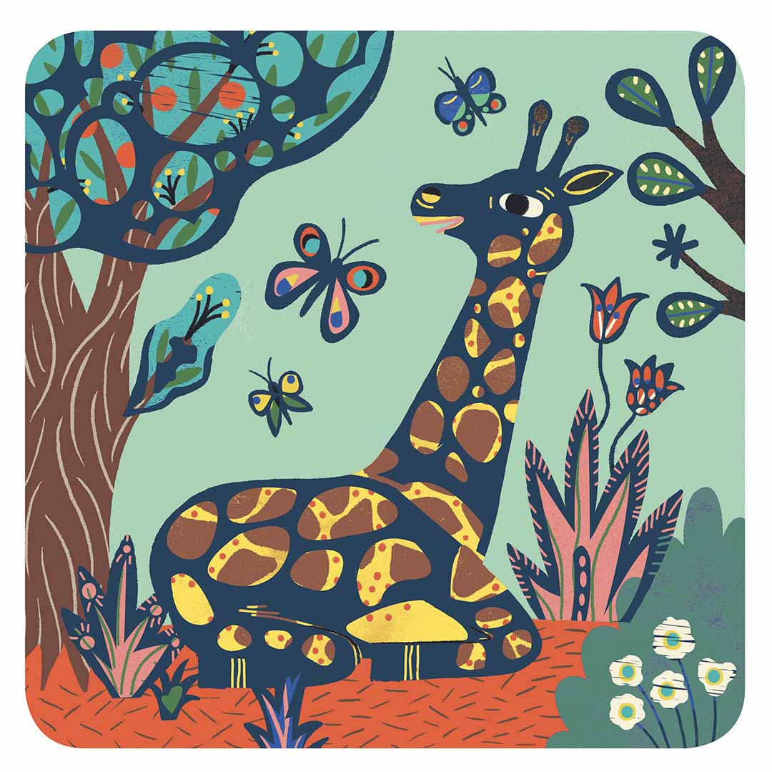djeco cartes à gratter grands animaux
