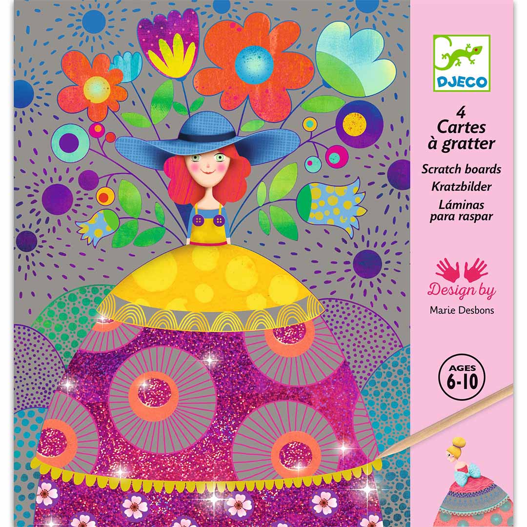 djeco kraskaarten het bal van de schone dames | DJ09725 | 0