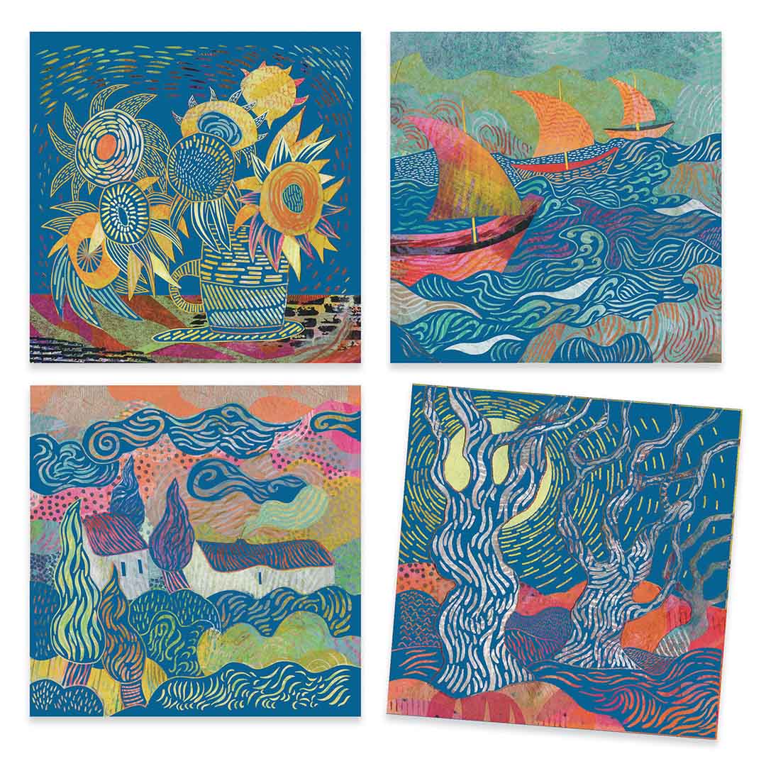 djeco kraskaarten le sud - vincent van gogh | DJ09378 | 1