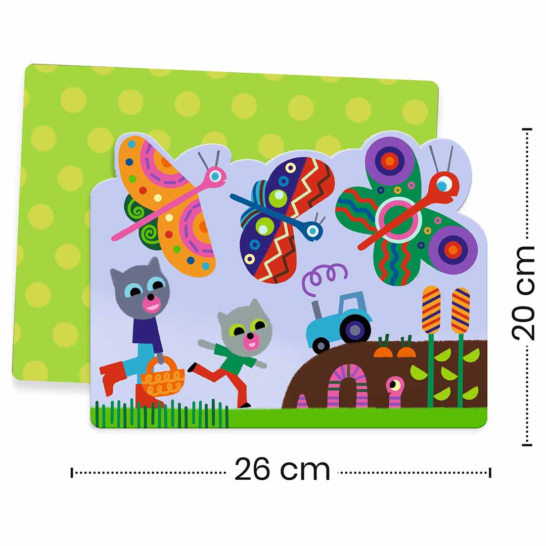 djeco coloriages magiques - dans le jardin
