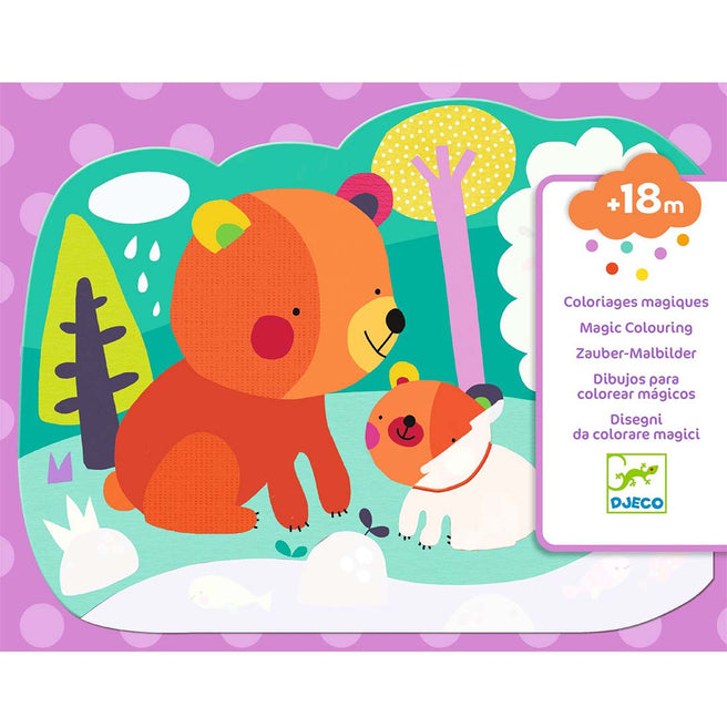 djeco coloriages magiques - dans la forêt