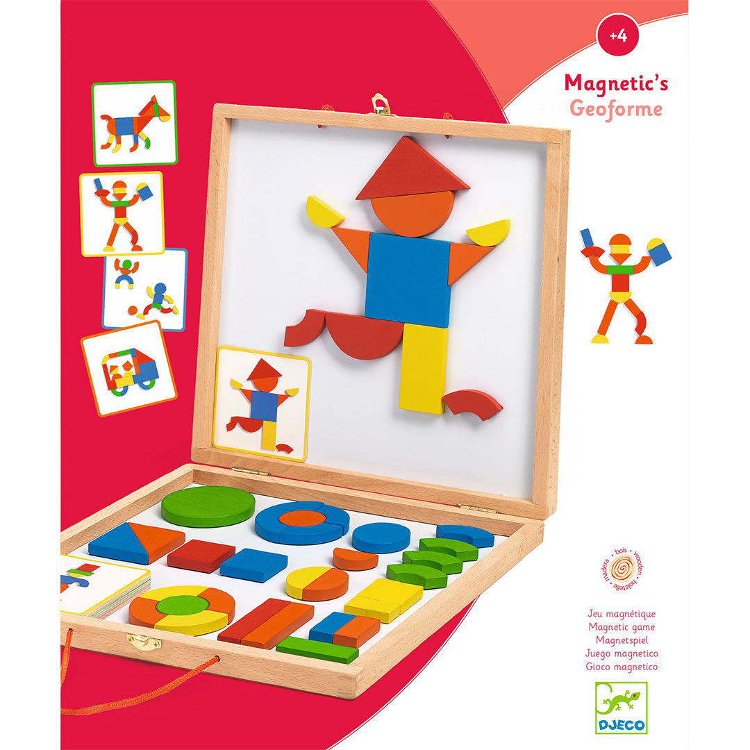 djeco magneetkoffer tangram - 42st | DJ03130 | 2