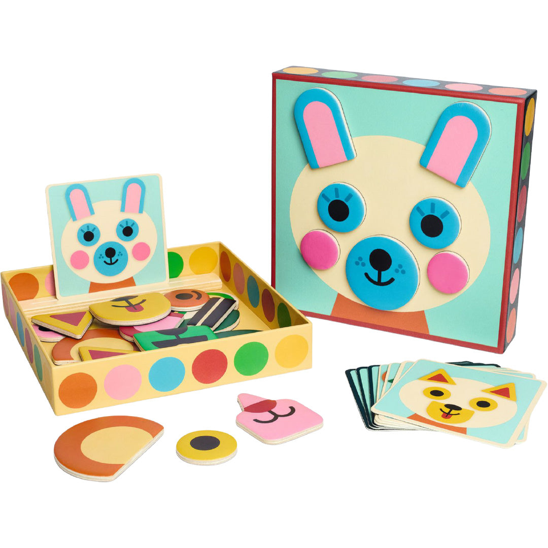 djeco magneetspel tinibox faces | DJ03142 | 1