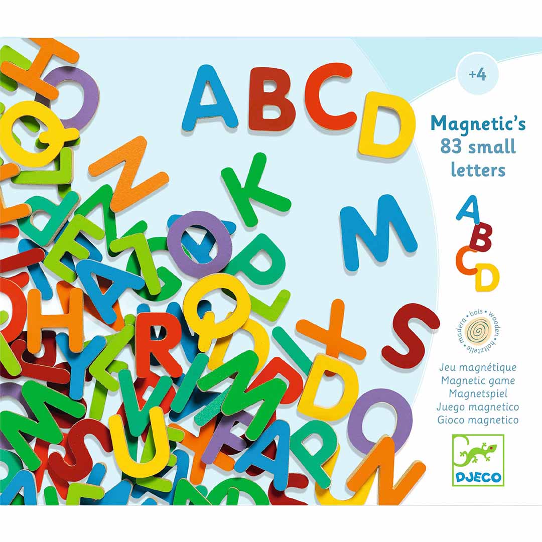 djeco aimants majuscules - 83 pcs
