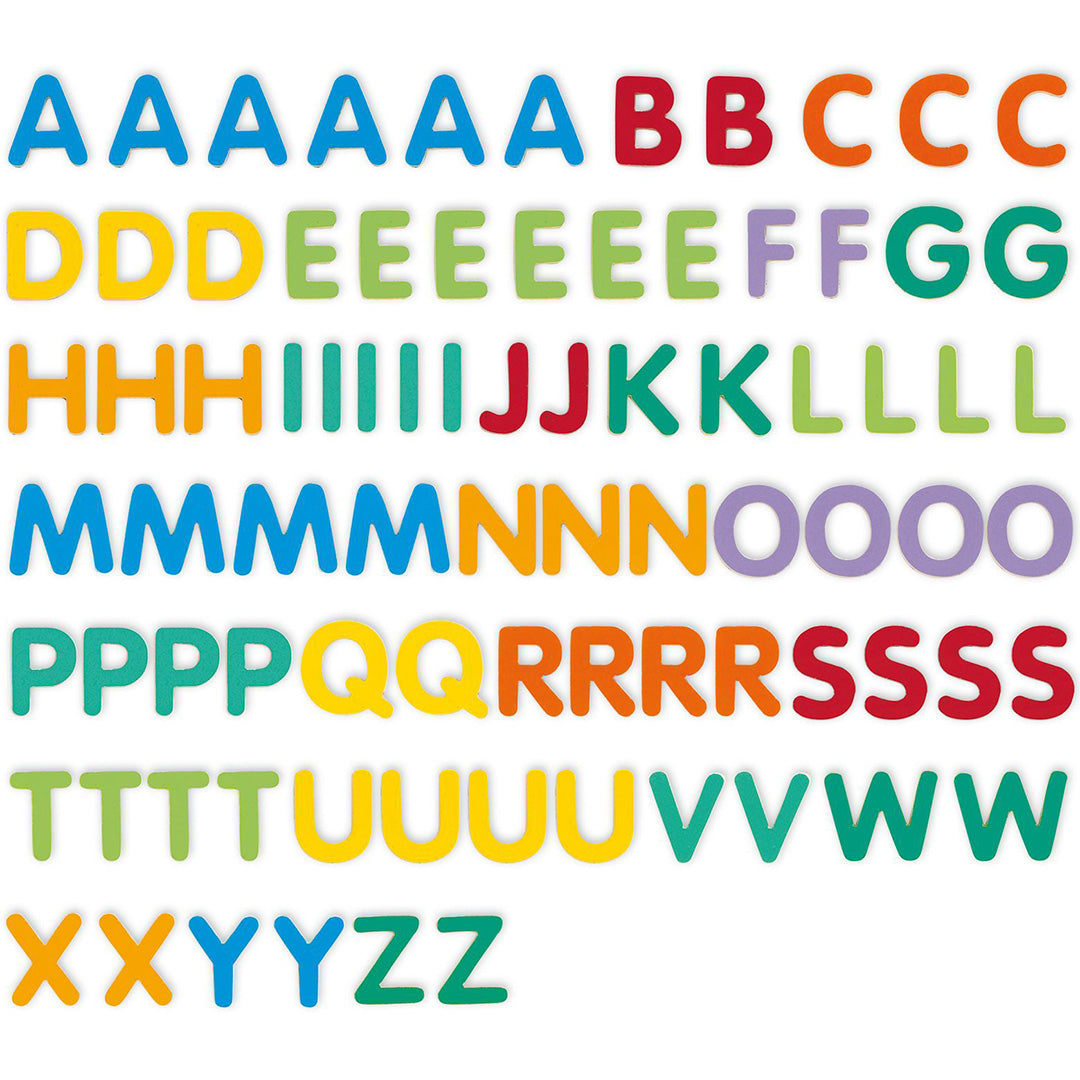 djeco aimants majuscules - 83 pcs