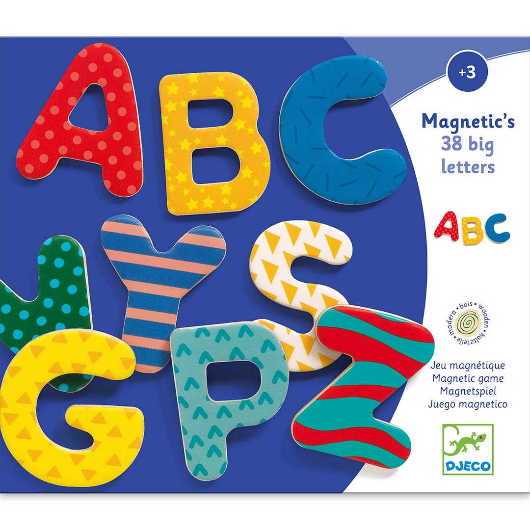 djeco magneten versierde letters - 38st | DJ03100 | 3