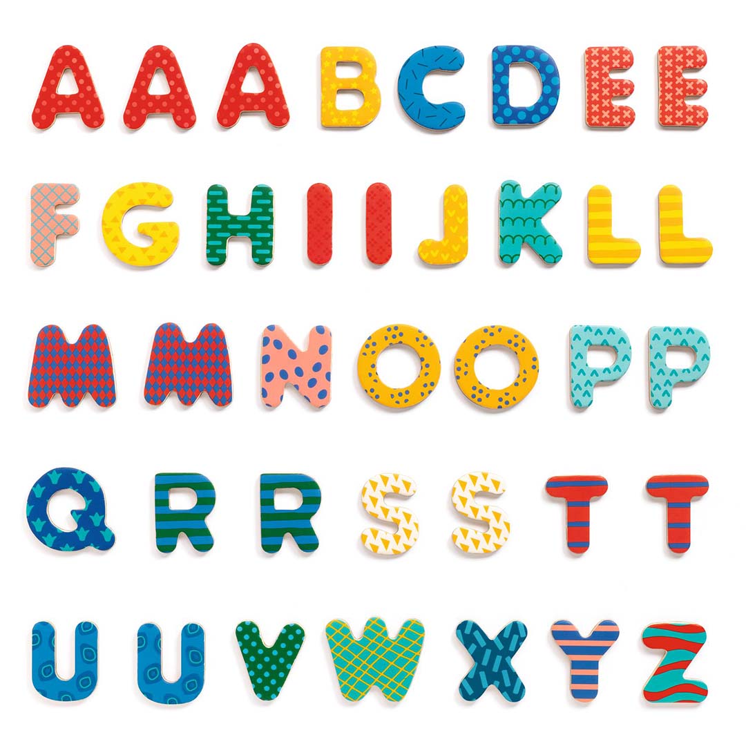 djeco magneten versierde letters - 38st | DJ03100 | 1