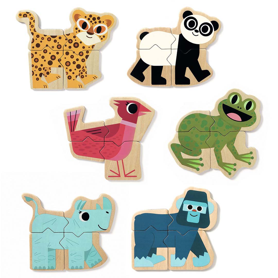 djeco magnetische dieren - 24st | DJ03126 | 3