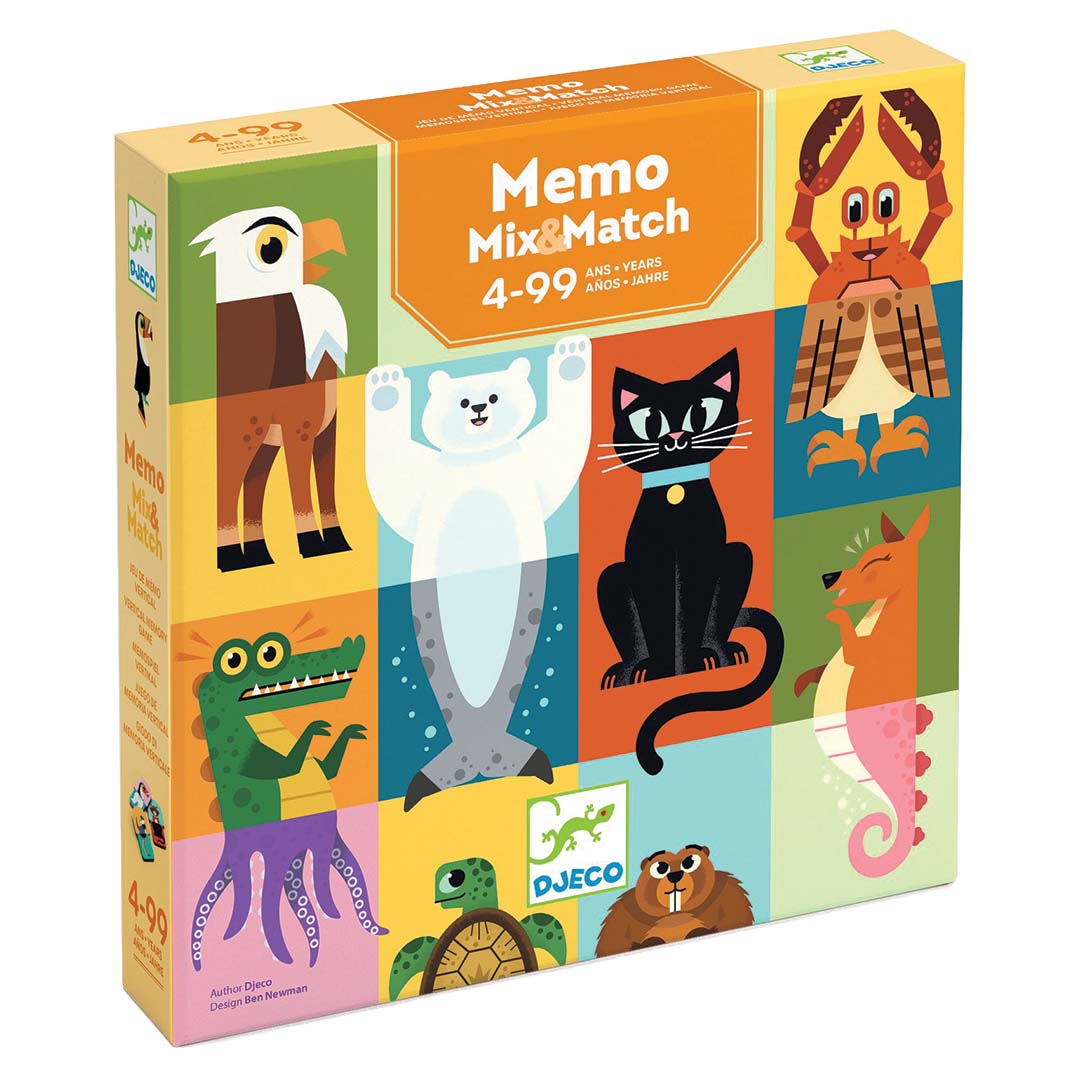 djeco jeu de mémoire mix&match