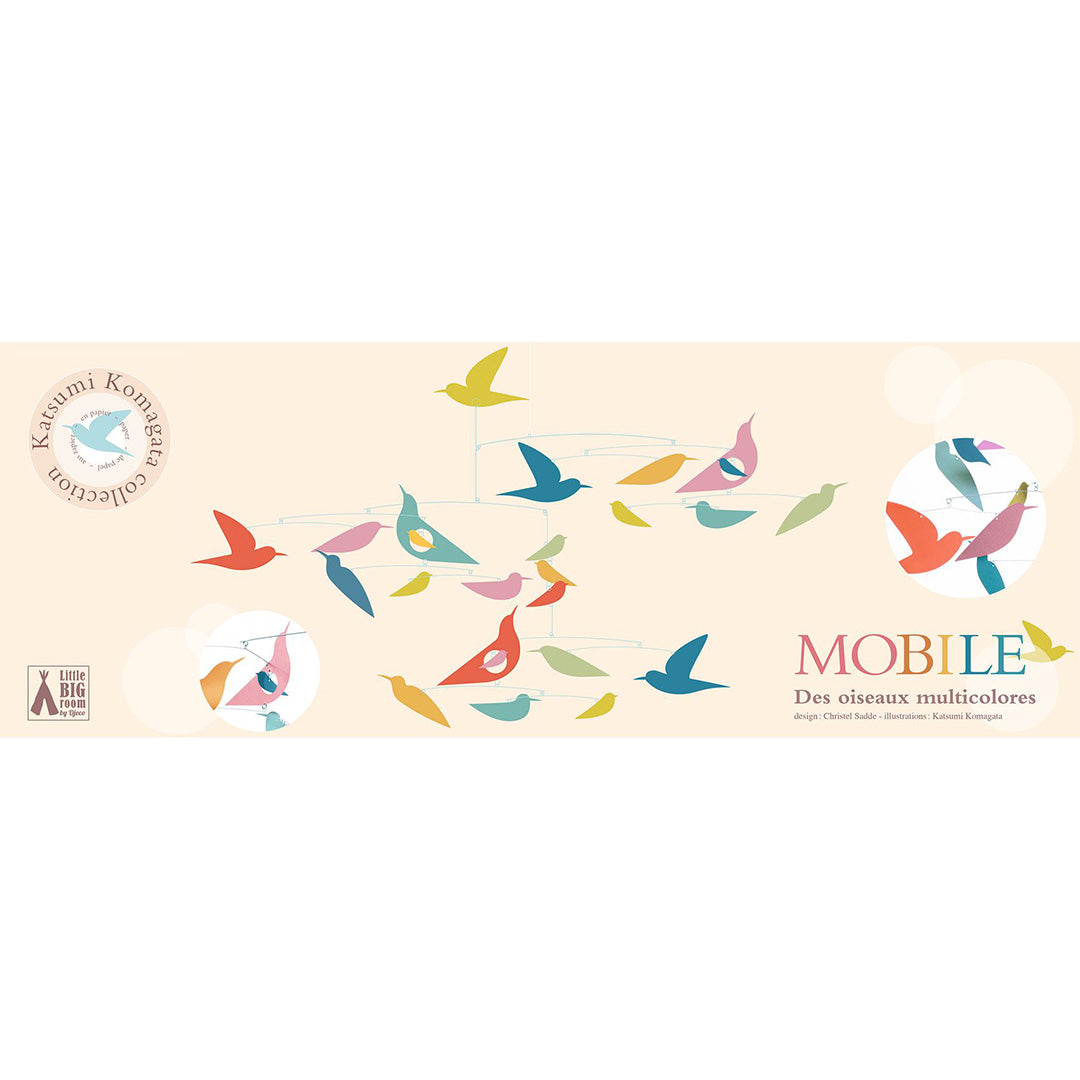 djeco mobiel gekleurde vogels