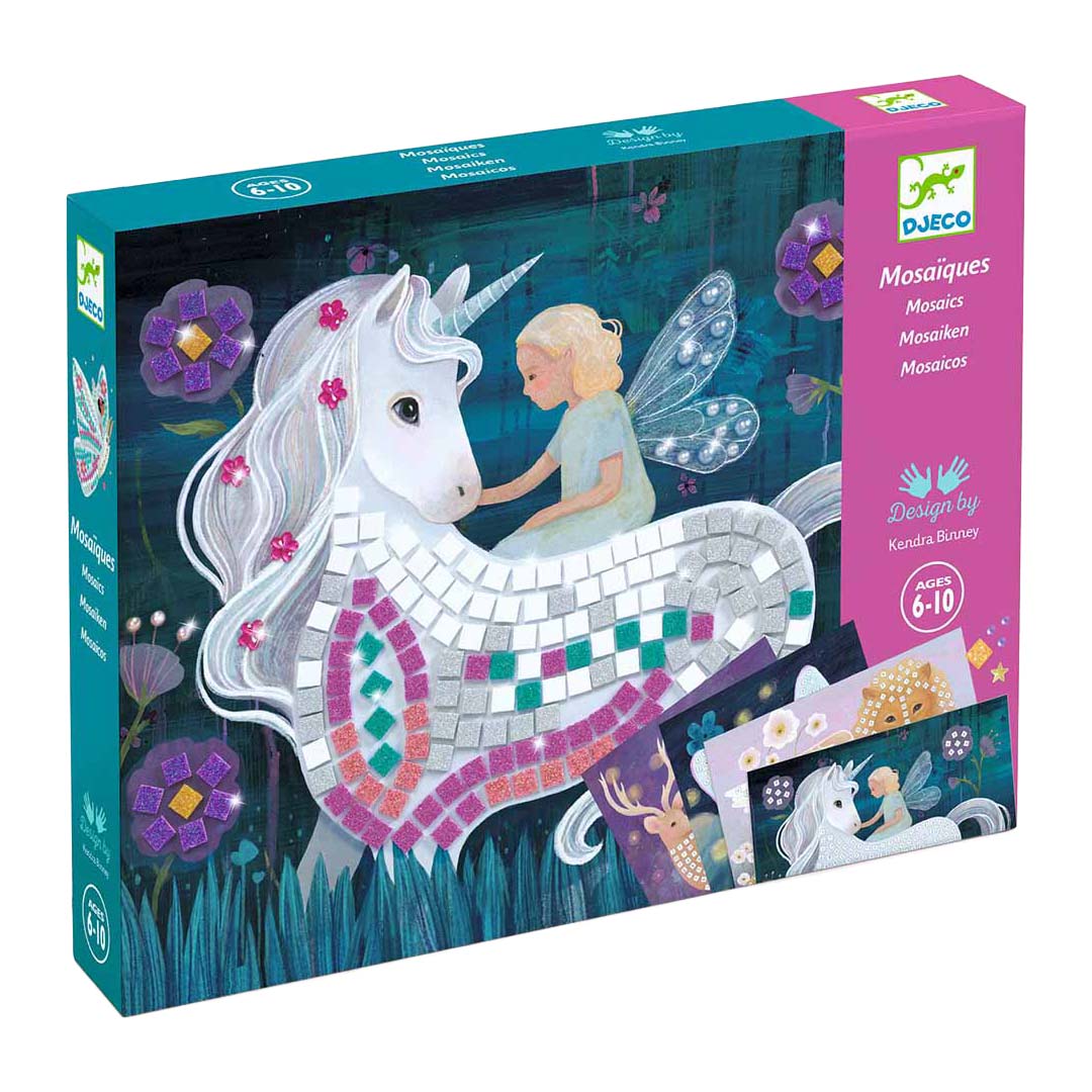 djeco mosaïque - monde enchanté