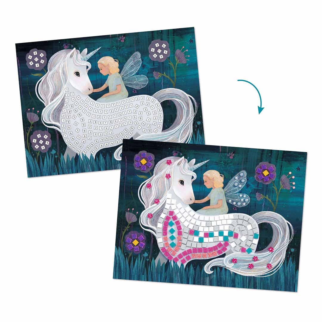 djeco mosaïque - monde enchanté