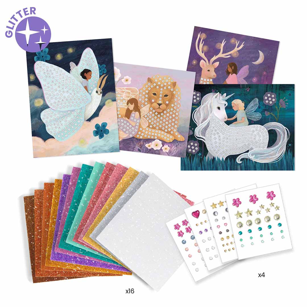 djeco mosaïque - monde enchanté