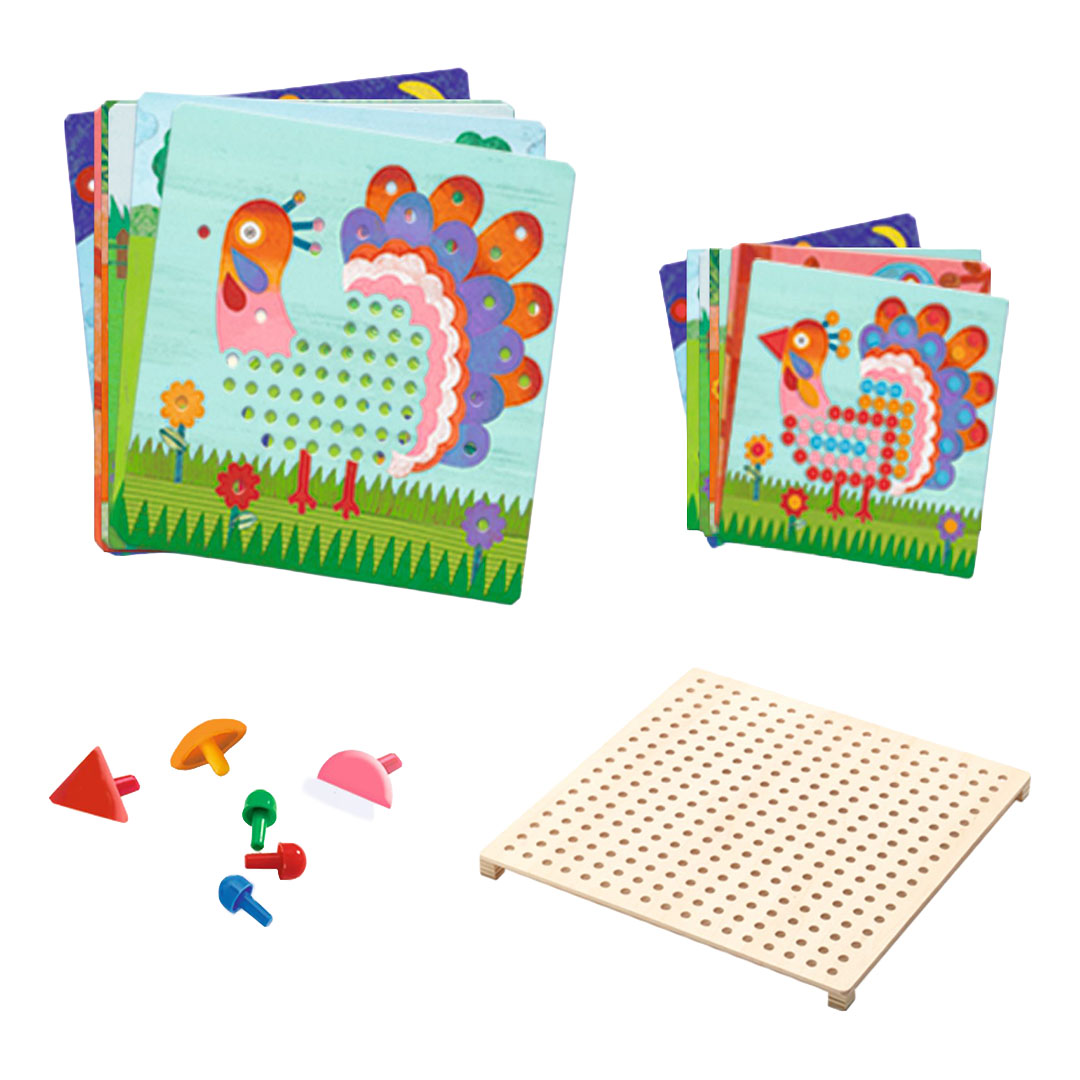 djeco puzzles mosaïques animaux