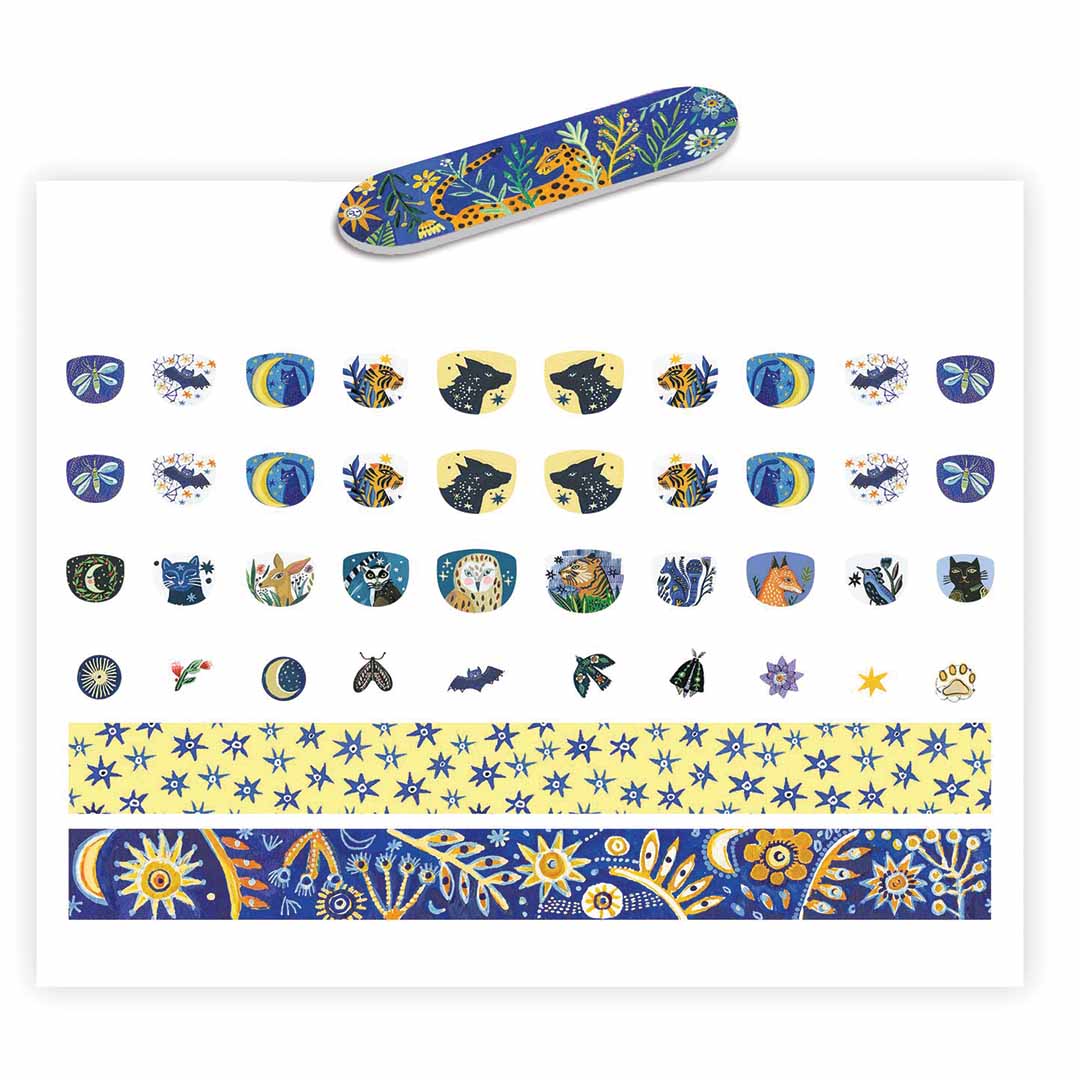 djeco nagelstickers moonlight reflections | DJ09253 | 1