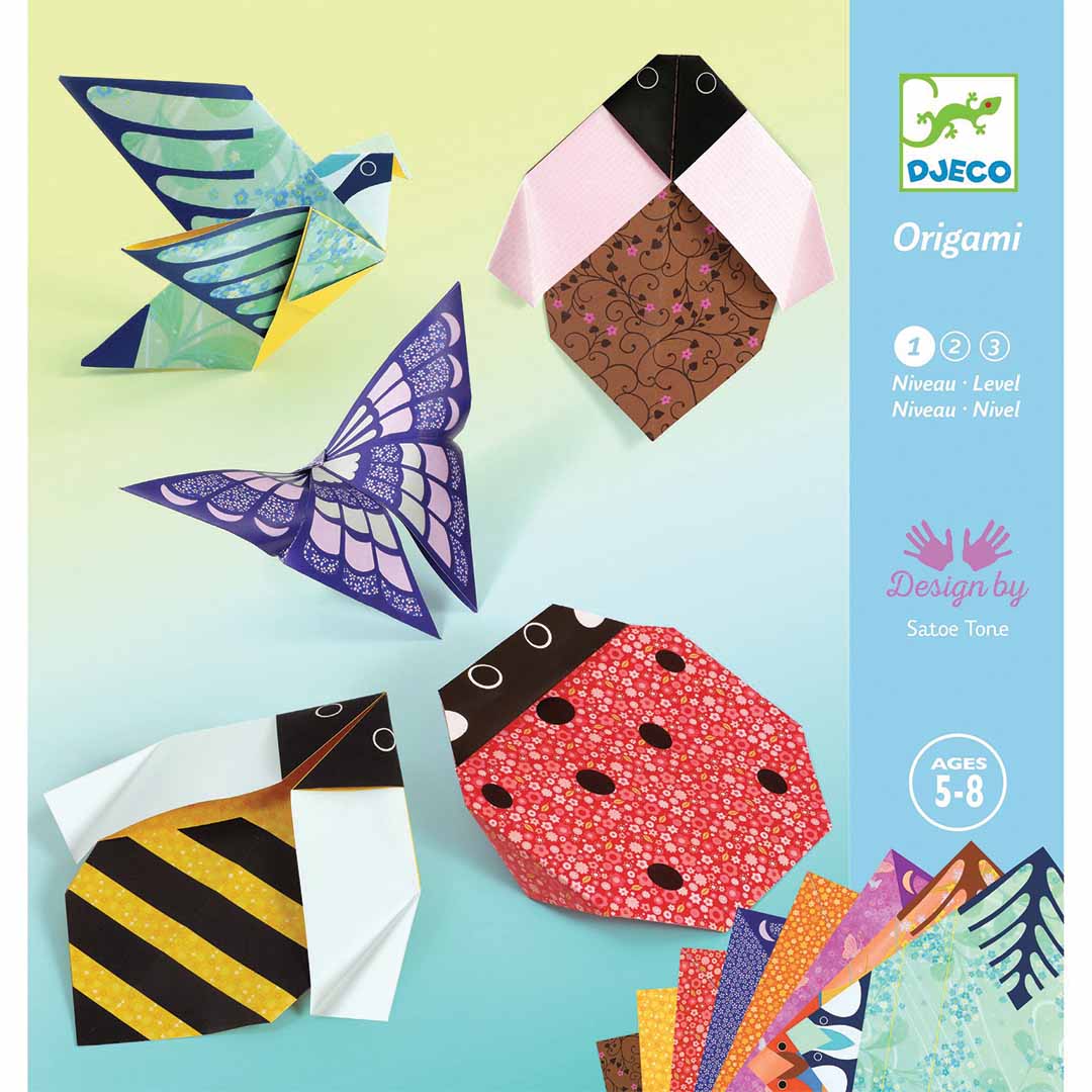 djeco origami dans mon jardin