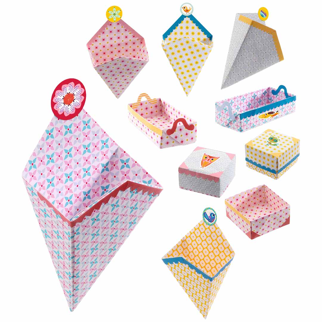 djeco origami kleine doosjes | DJ08774 | 3