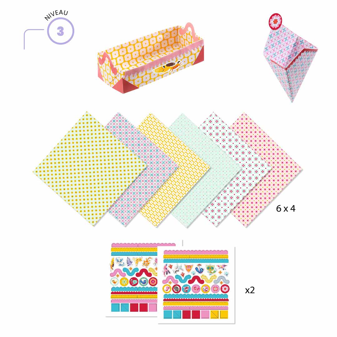 djeco origami kleine doosjes | DJ08774 | 2